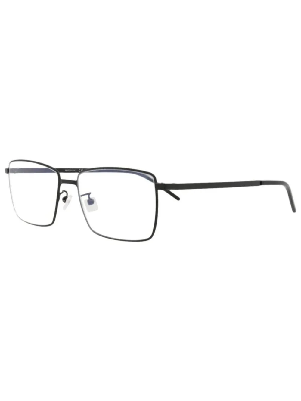 New Saint Laurent Women's Eyeglasses Square Rectangle Metal Frame Mens Black Eye